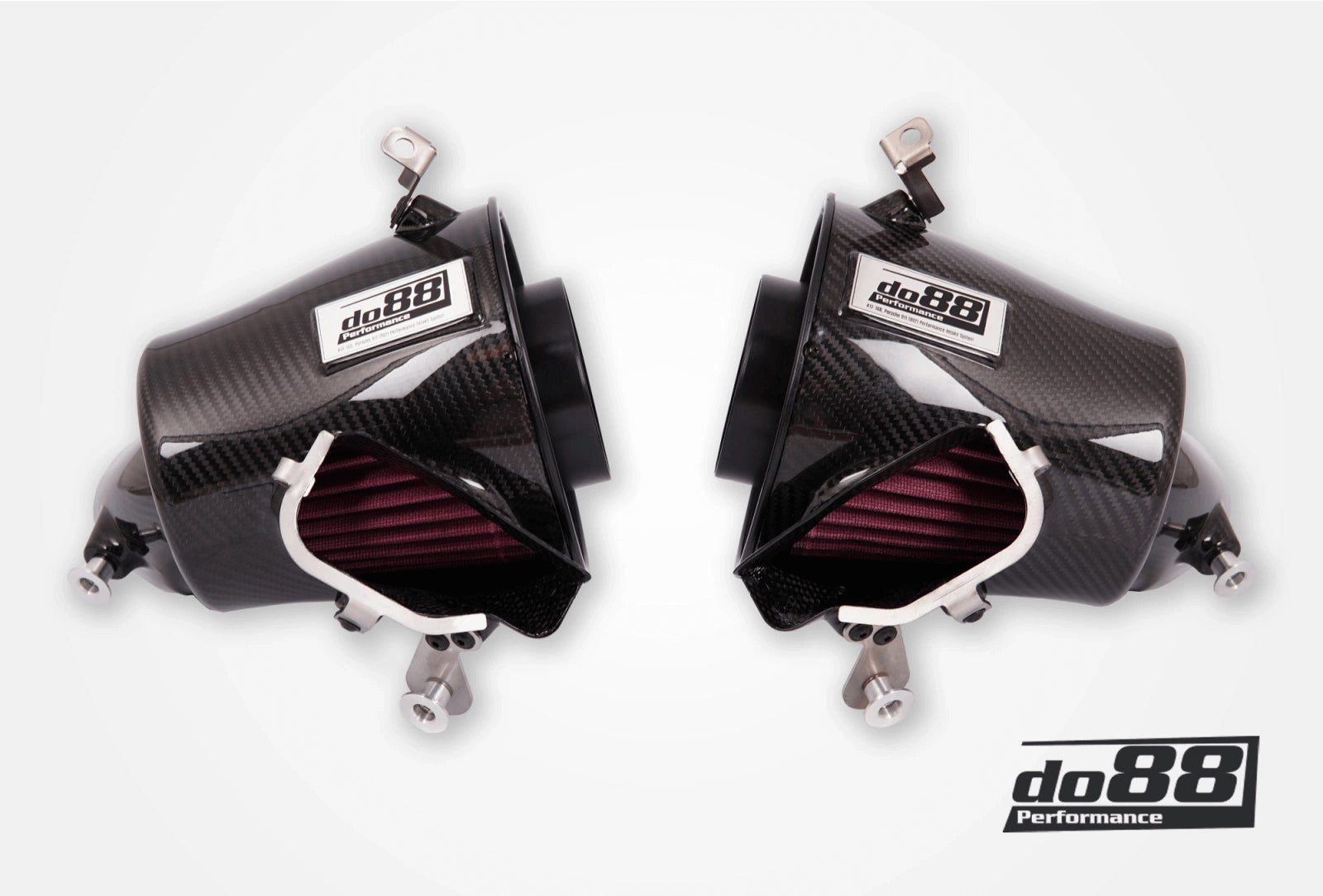 DO88 LF-210-ST-80-212 Induction System, 80mm outl, with Turbo Inlet Hoses for PORSCHE 911 Turbo / Turbo S (992) 2019 Photo-1