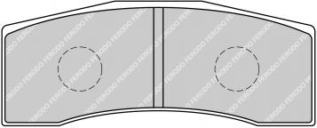 FERODO FRP3102W Brake Pads DS1.11 for Caliper AP Racing CP7031 Photo-0