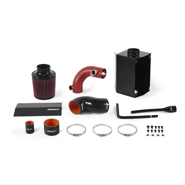 MISHIMOTO MMAI-MIA-16WRD MAZDA Miata Performance Air Intake, 2016+ Wrinkle Red Photo-0