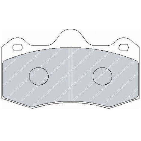 FERODO FRP3107H Front Brake Pads DS2500 for PEUGEOT 207 Rally R3 Photo-0