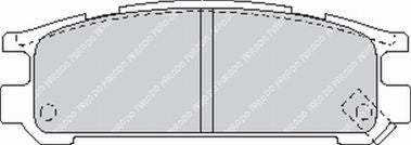 FERODO FCP790H Rear Brake Pads DS2500 for SUBARU Impreza (GC) / Legacy (BC / BG) Photo-0
