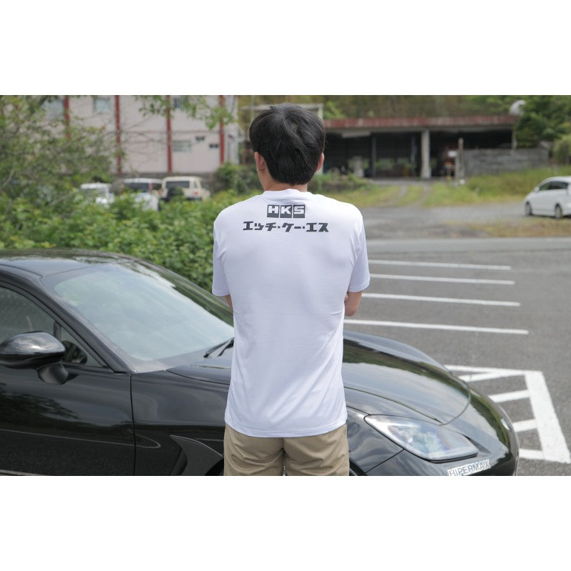 HKS 51007-AK662 T-Shirt KATAKANA White, Size 3XL Photo-3