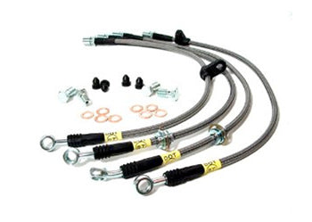 STOPTECH 950.34005 Front Stainless Steel Brake Line Kit BMW 320i/320i xDrive/323Ci/323i 1999-2015 Photo-0