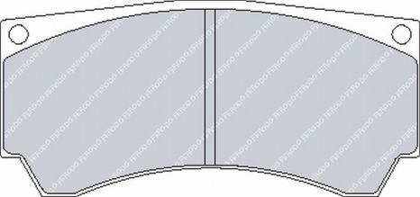 FERODO FRP3082H Rear Brake Pads DS2500 for MITSUBISHI Lancer EVO 8 Photo-0