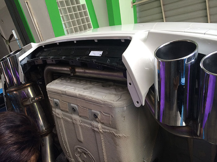 SUPERSPRINT 982826 Rear exhaust Right - Left OO100 "Power Loop" for M5 rear bumper for BMW F10 520i (N20 engine) Photo-2