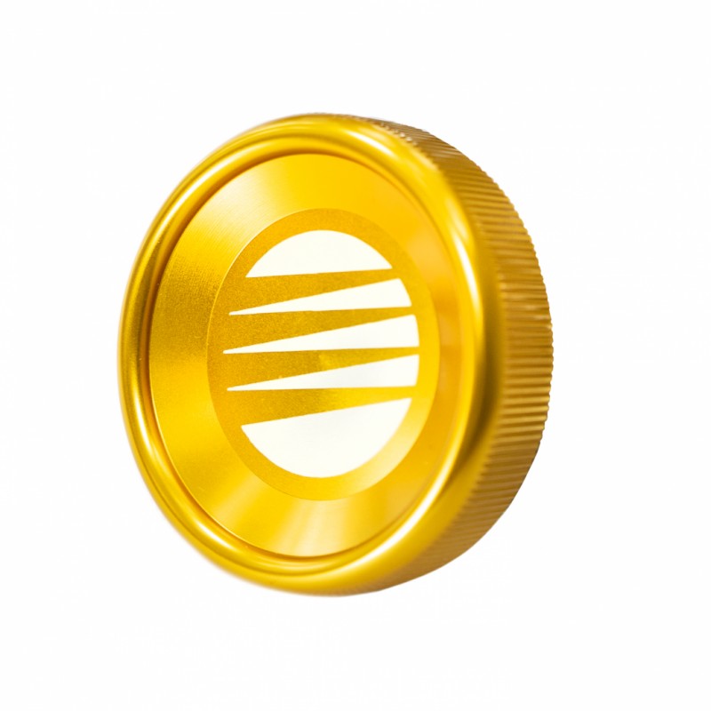 FUELAB 63701 Replacement Fuel Cap, Gold Photo-1