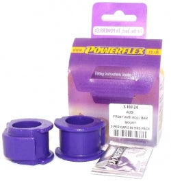 POWERFLEX PFF3-103-24 x2 Front Anti Roll Bar Mount AUDI 80&90(73-96)/Avant Quattro(83-96)/Cabriolet(92-00)/Coupe (81-96) Photo-0