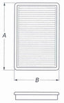 BMC FB814/20 252x266 PANEL AIR FILTER Photo-1