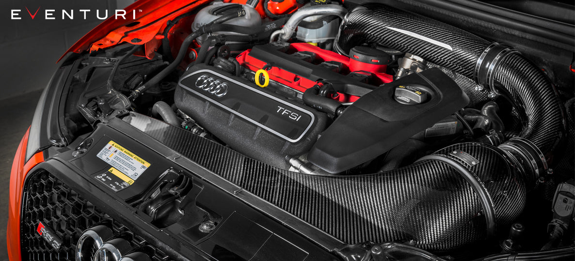 EVENTURI EVE-8VRS3-CF-LHD-INT Intake system AUDI 8V RS3 LHD (carbon fiber) Photo-3