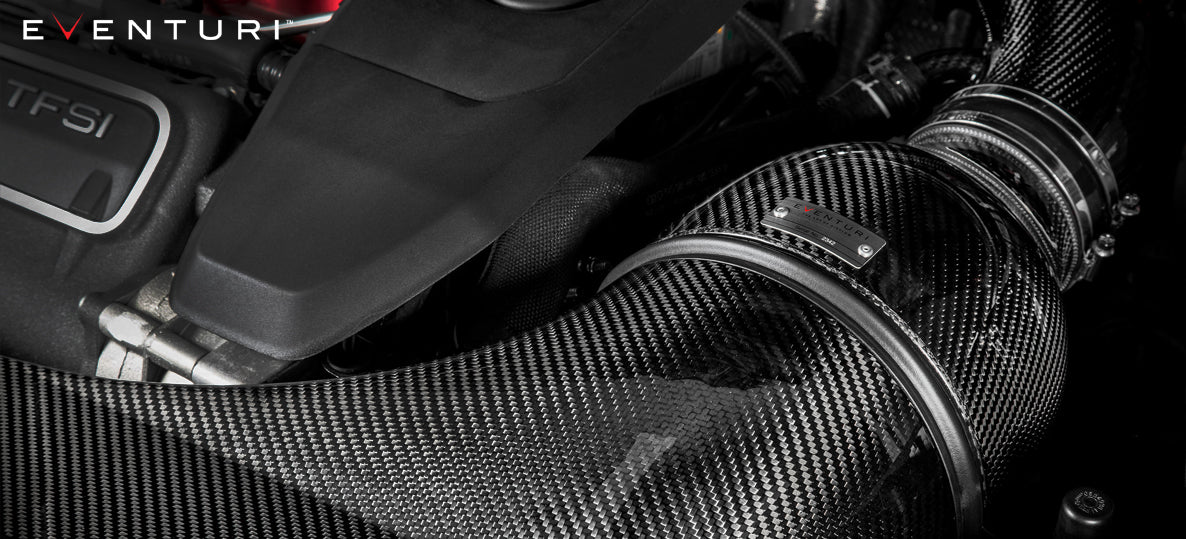 EVENTURI EVE-8VRS3-CF-RHD-INT Intake system AUDI 8V RS3 RHD (carbon fiber) Photo-4