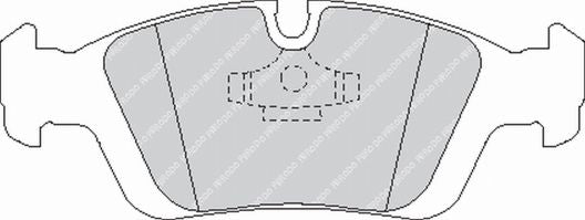 FERODO FCP725R Front Brake Pads DS3000 for BMW 3 Series (E36) Photo-0