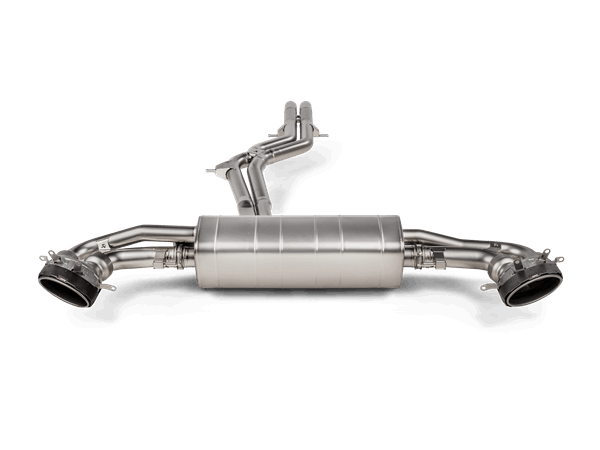 AKRAPOVIC S-AU/TI/20H Evolution Line (Titanium) for AUDI RS Q8 (4M) 2020-2024 Photo-1