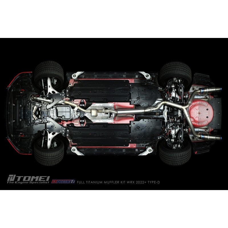 TOMEI TB6090-SB06B Full Titanium Muffler Kit EXPREME TI TYPE-D for SUBARU WRX 2022+ Photo-2