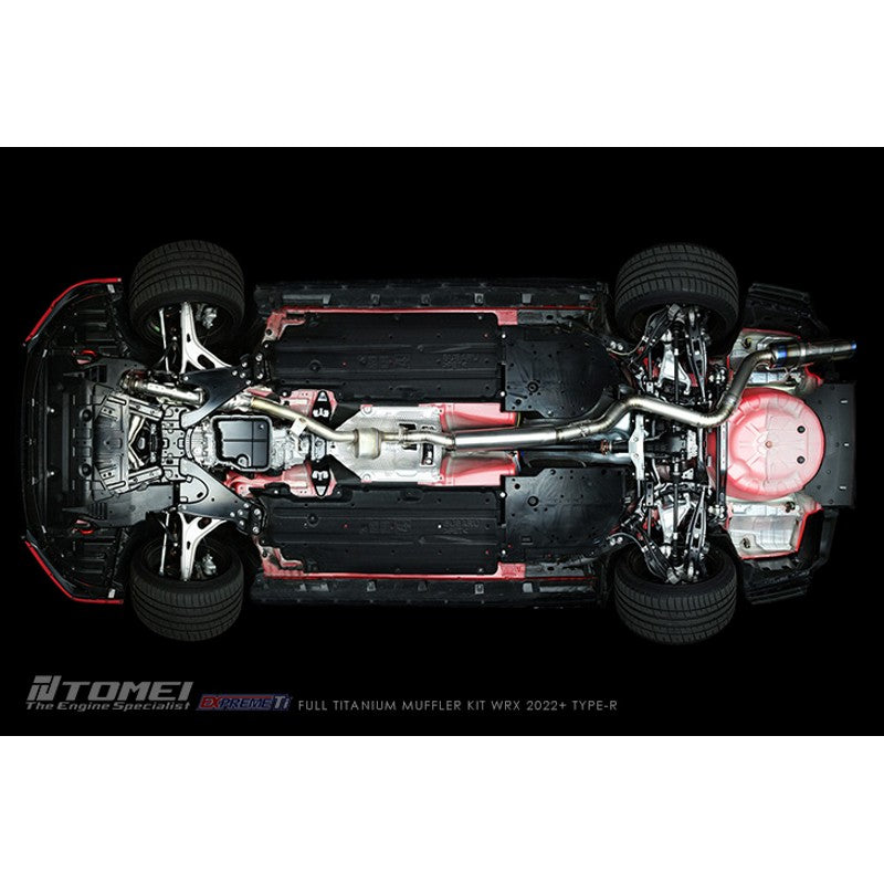 TOMEI TB6090-SB06A Full Titanium Muffler Kit EXPREME TI TYPE-R for SUBARU WRX 2022+ Photo-3