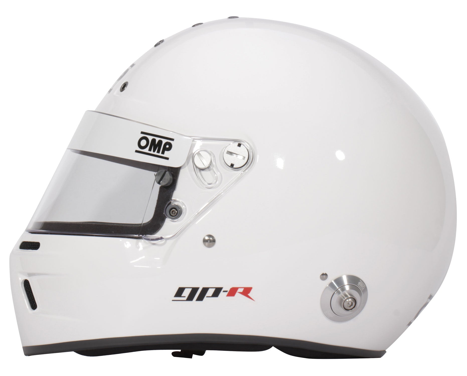OMP SC0-0799-B01-020-S Full-Face Racing Helmet GP-R, FIA 8859-2015, White, Size S Photo-1