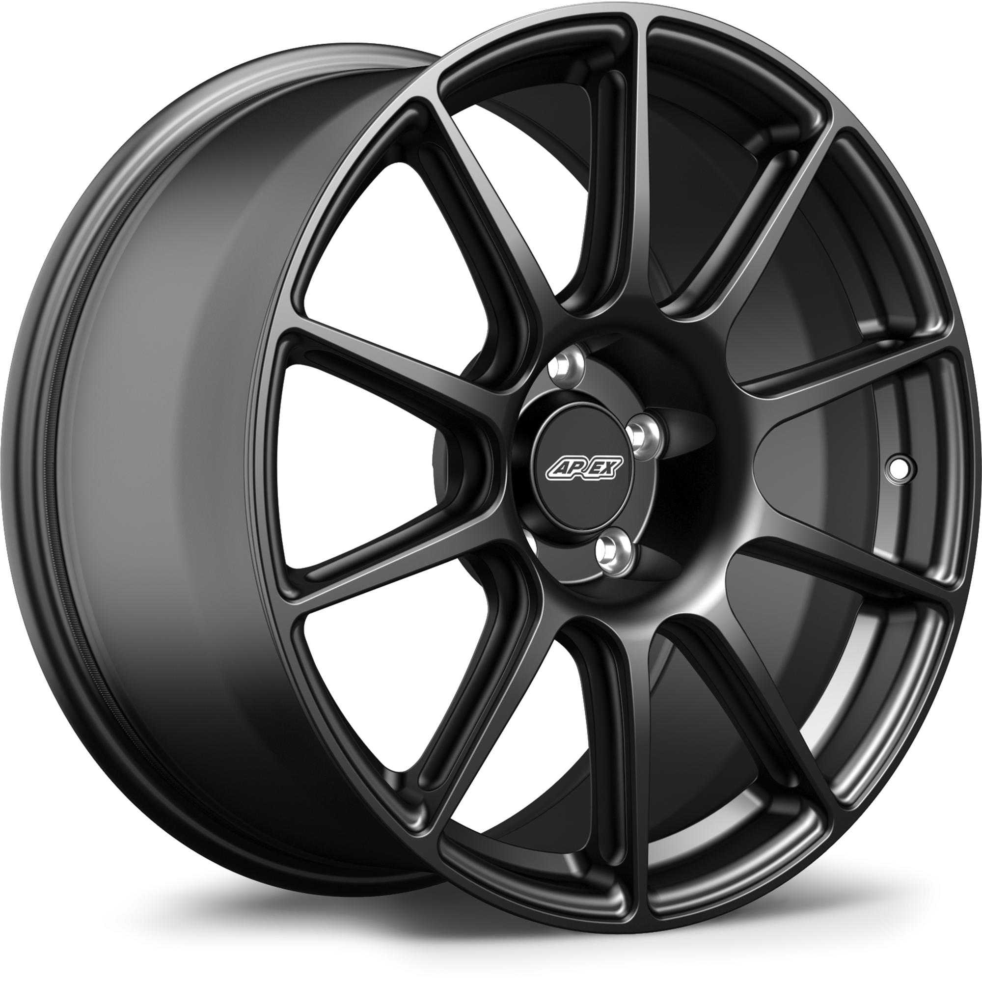 APEX SM101885ET42-5130-716-SMBK Wheel SM-10 18x8.5 ET42 5x130 Satin Black for PORSCHE Photo-0