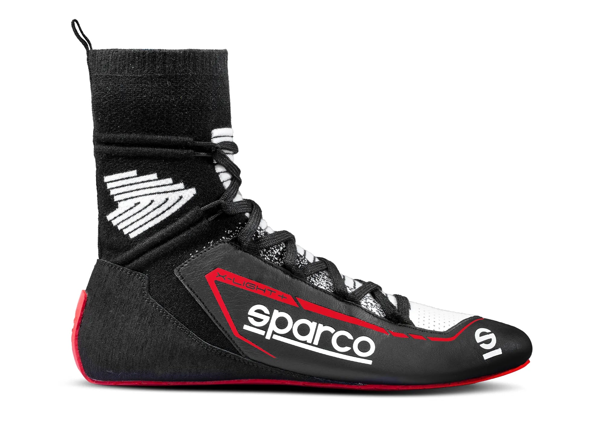 SPARCO 00127839NRRS X-LIGHT+ Racing shoes, FIA 8856-2018, black/red, size 39 Photo-0