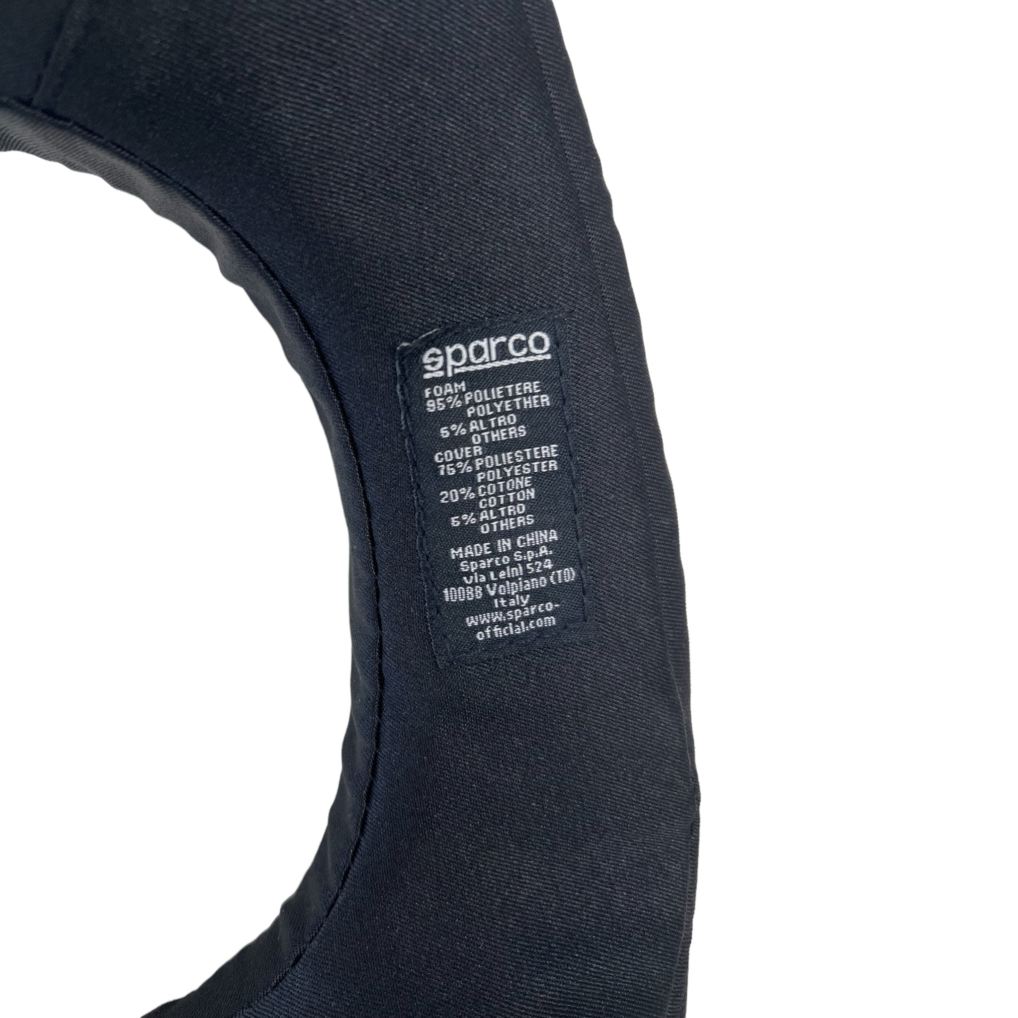 SPARCO 001604NRRS K-RING Neck support collar, Black/red Photo-3