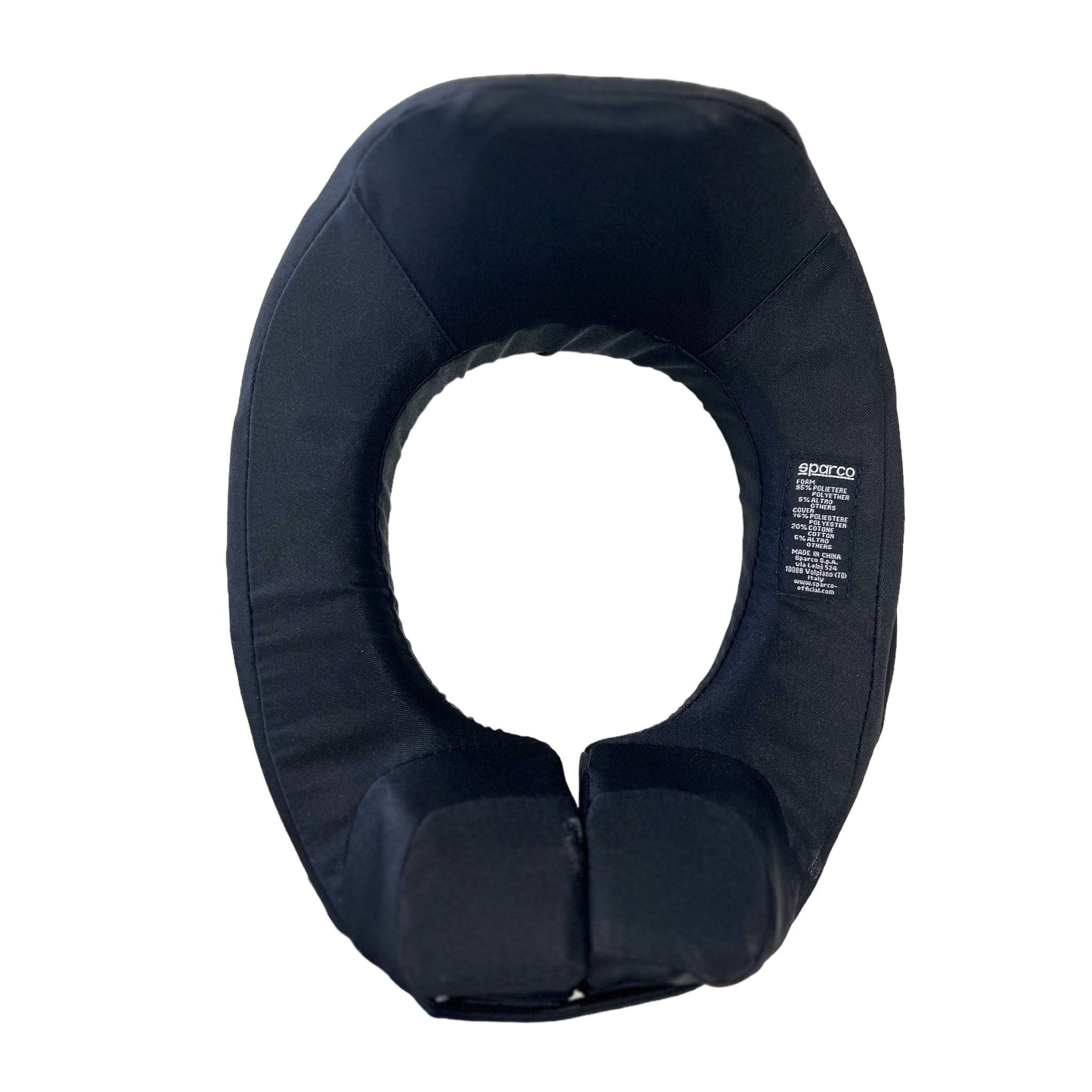 SPARCO 001604NRRS K-RING Neck support collar, Black/red Photo-1