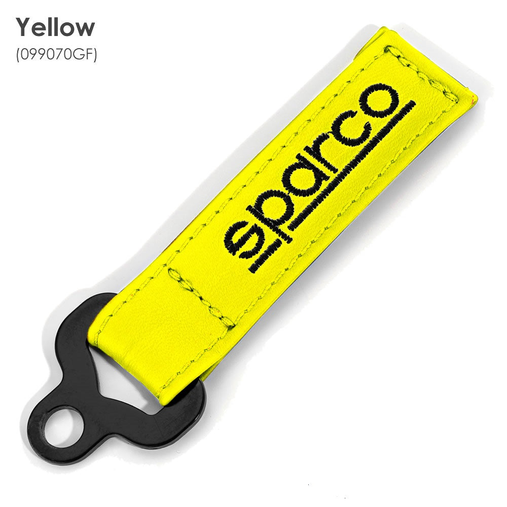 SPARCO 099070GF Keychain leather, yellow Photo-0
