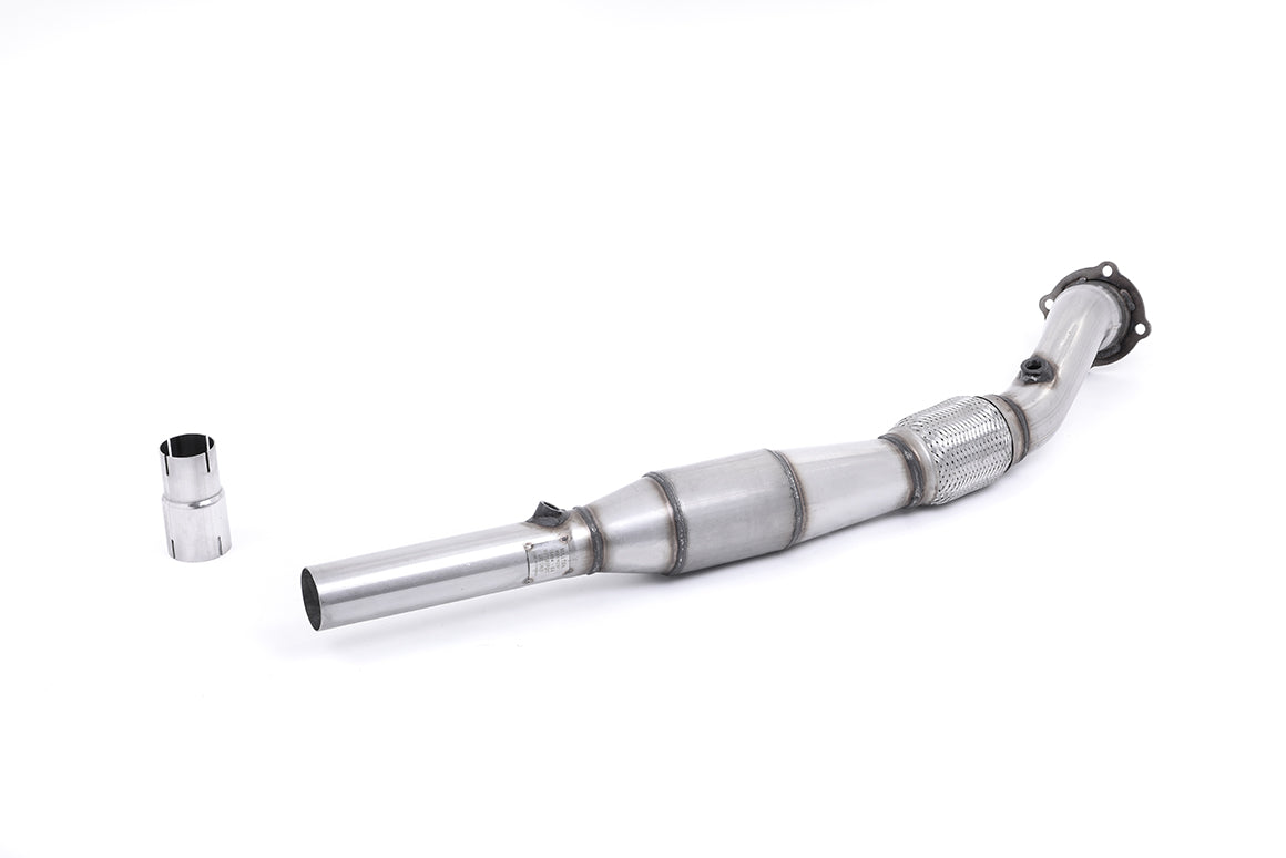 MILLTEK SSXVW393 Large Bore Downpipe and Hi-Flow Sports Cat AUDI A3 1.8T 2WD 3&5 door Photo-0