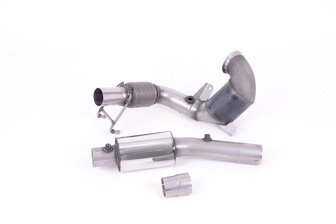 MILLTEK SSXVW552 Cast Downpipe with HJS High Flow Sports Cat AUDI A1 40TFSI 5 Door 2.0 (200PS) with OPF/GPF Photo-0