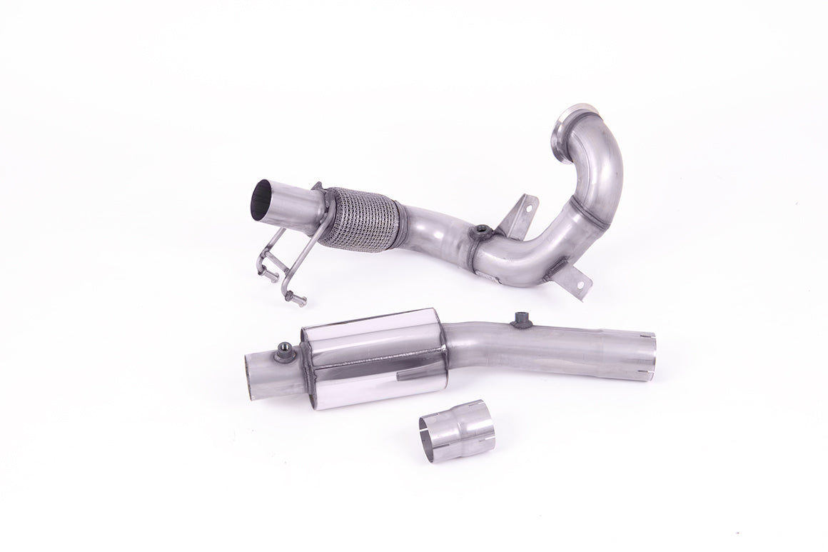 MILLTEK SSXVW555 Large-bore Downpipe and De-cat AUDI A1 40TFSI 5 Door 2.0 (200PS) with OPF/GPF Photo-0