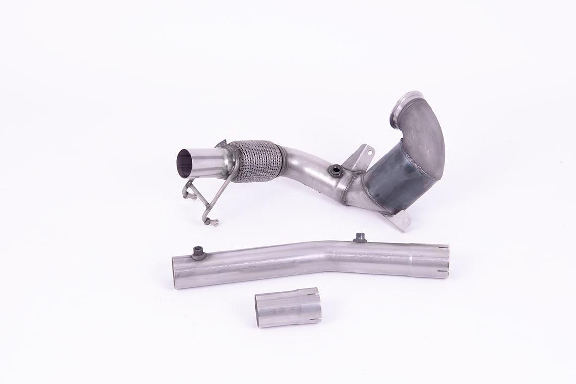 MILLTEK SSXVW564 Cast Downpipe with HJS High Flow Sports Cat AUDI A1 40TFSI 5 Door 2.0 (200PS) with OPF/GPF Photo-0