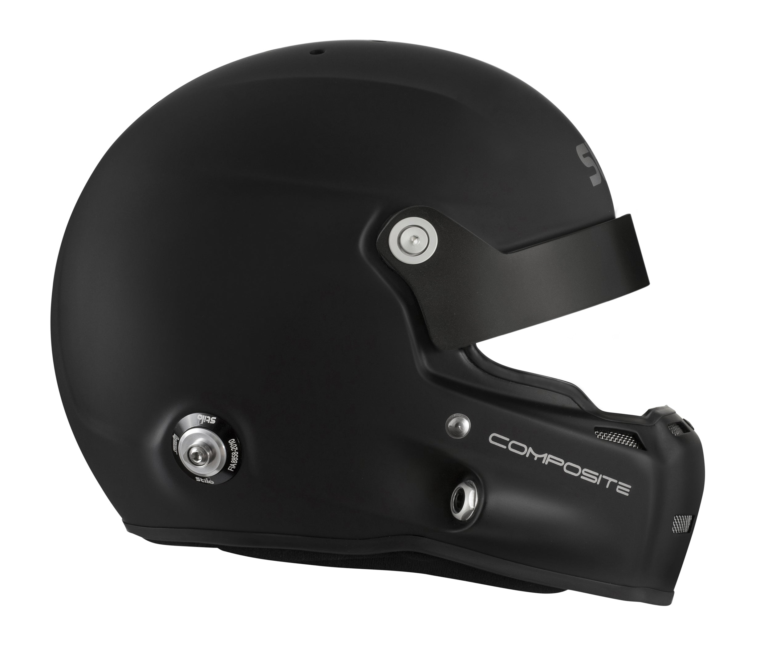 STILO AA0701BG2T630401 ST5R COMPOSITE Rally helmet, intercom, SA2020/FIA, HANS, black, size 63 Photo-4