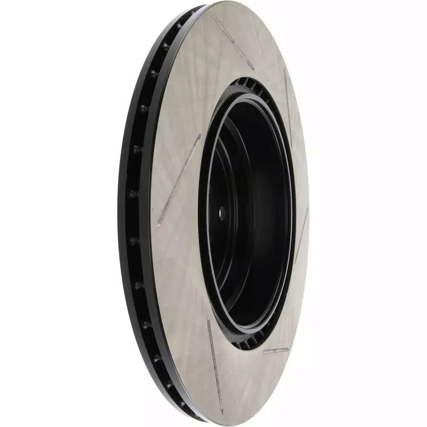 STOPTECH 126.34080SL Rear StopTech Sport Slotted Rotor Left BMW 330i/330xi/335d/335i 2006-2015 Photo-1