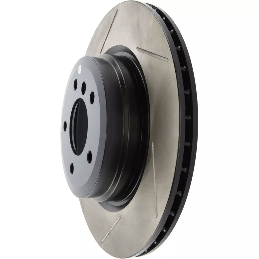 STOPTECH 126.34080SL Rear StopTech Sport Slotted Rotor Left BMW 330i/330xi/335d/335i 2006-2015 Photo-0