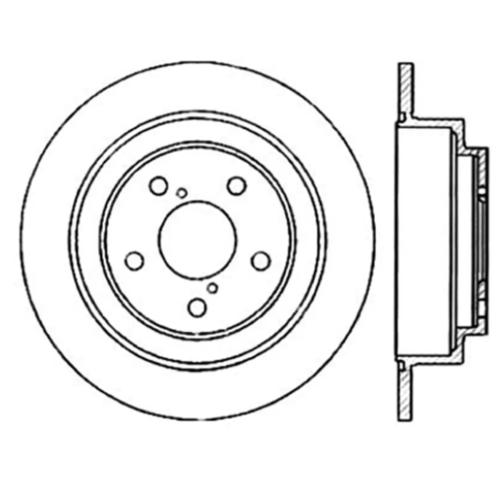 STOPTECH 126.47011SL Rear StopTech Sport Slotted Rotor Left SAAB/SUBARU 9-2X/Forester/Impreza/Legacy 1990-2008 Photo-5