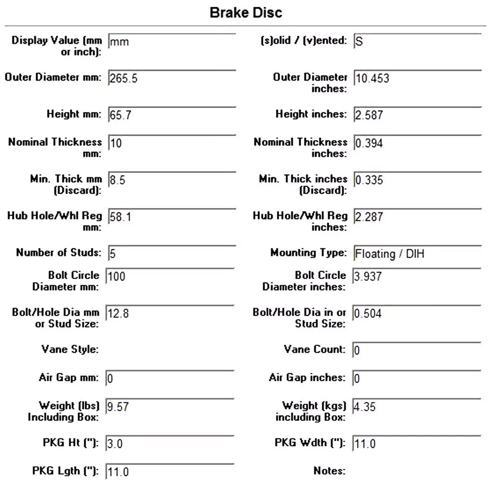 STOPTECH 126.47011SL Rear StopTech Sport Slotted Rotor Left SAAB/SUBARU 9-2X/Forester/Impreza/Legacy 1990-2008 Photo-6