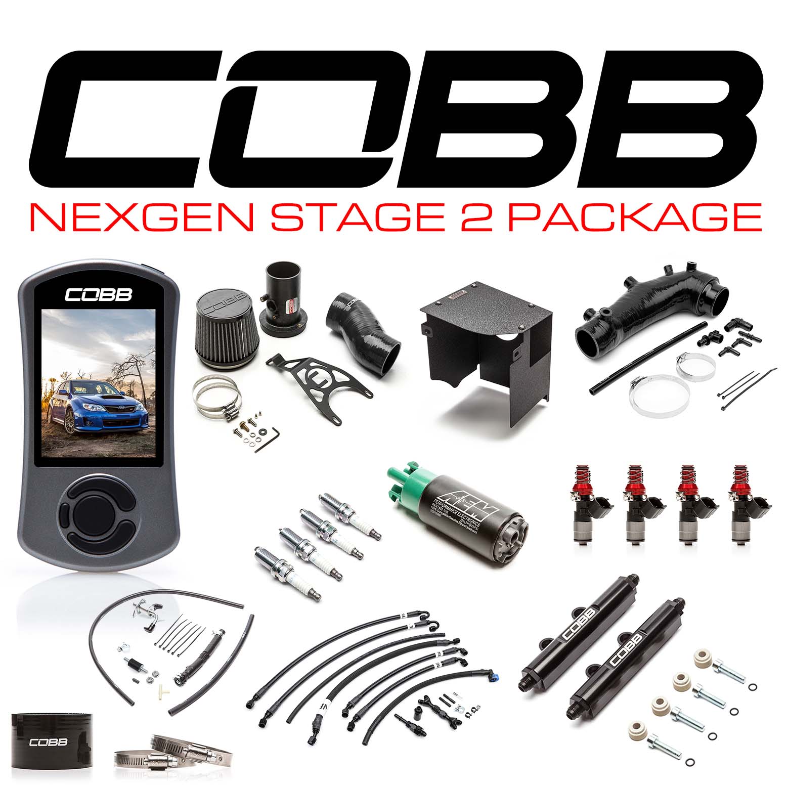 COBB SUB003NG2S1 Power Package NexGen Stage 2 for SUBARU WRX STI 2008-2014 Photo-0