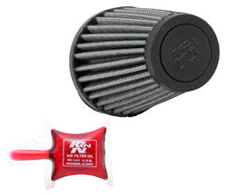 K&N R-1100 Universal Clamp-On Air Filter 1-11/16"40 DEG FLG, 3"B, 2"T, 4"H Photo-0