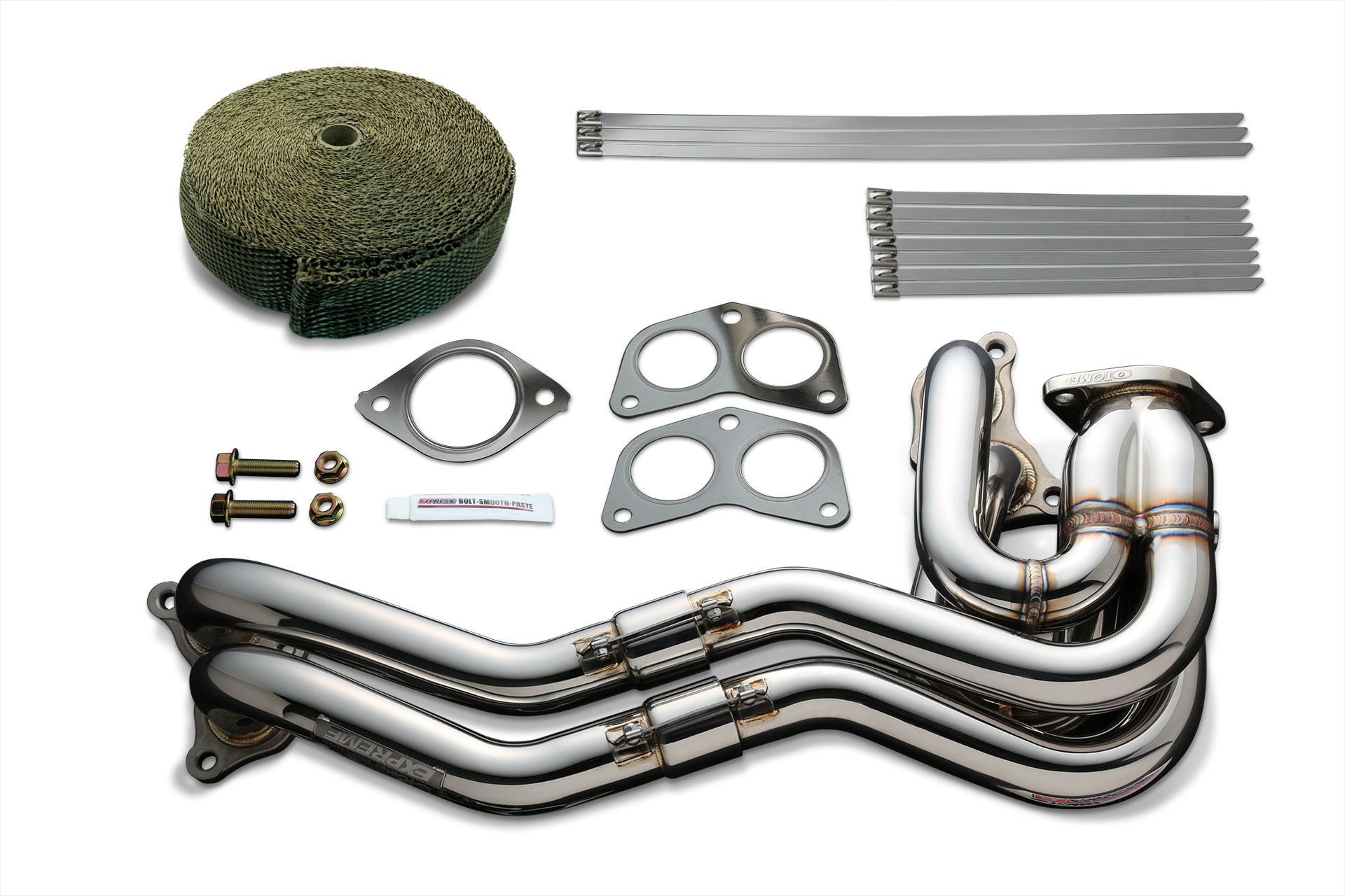 TOMEI TB6010-SB03B EXHAUST MANIFOLD KIT EXPREME FA20 ZN6/ZC6 UNEQUAL LENGTH with TITAN EXHAUST BANDAGE Photo-0