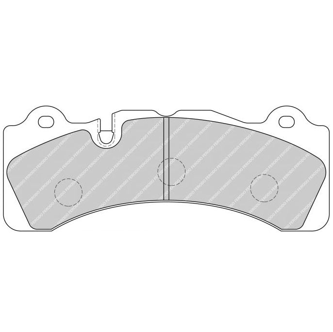 FERODO FRP3099R Brake Pads DS3000 for Caliper Brembo 6 piston D48 Photo-0