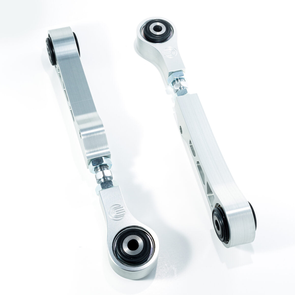 UNPLUGGED PERFORMANCE UP-MSMX-132-1.1 Billet Adjustable Rear Camber Arm Set - Street & Track Day for TESLA Model S / Model X Photo-1