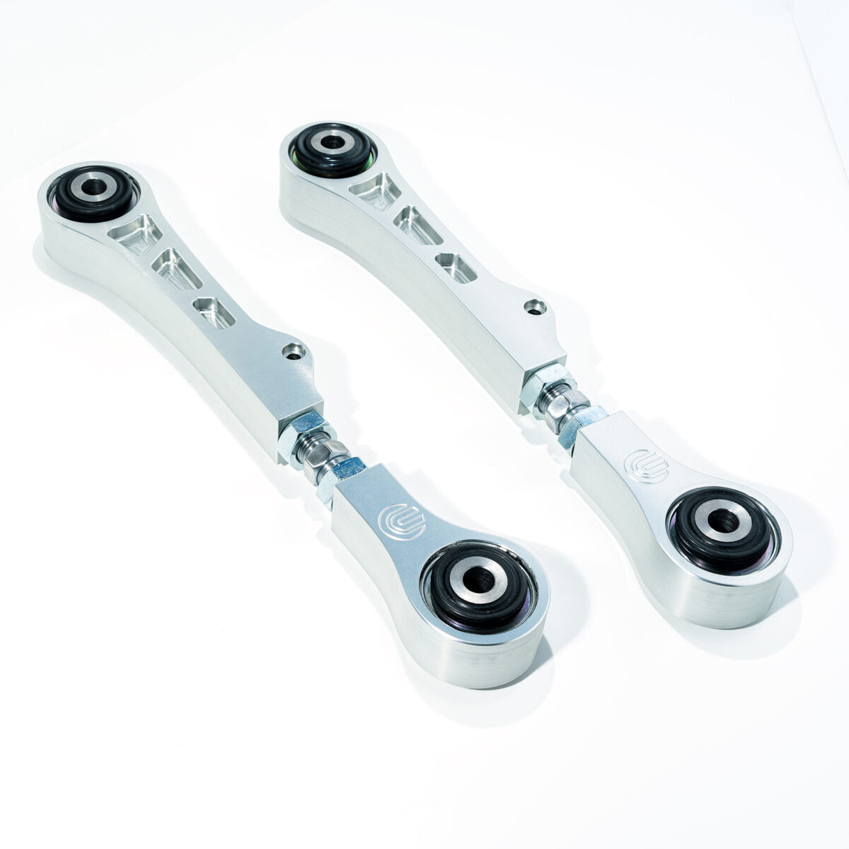 UNPLUGGED PERFORMANCE UP-MSMX-132-1.1 Billet Adjustable Rear Camber Arm Set - Street & Track Day for TESLA Model S / Model X Photo-2