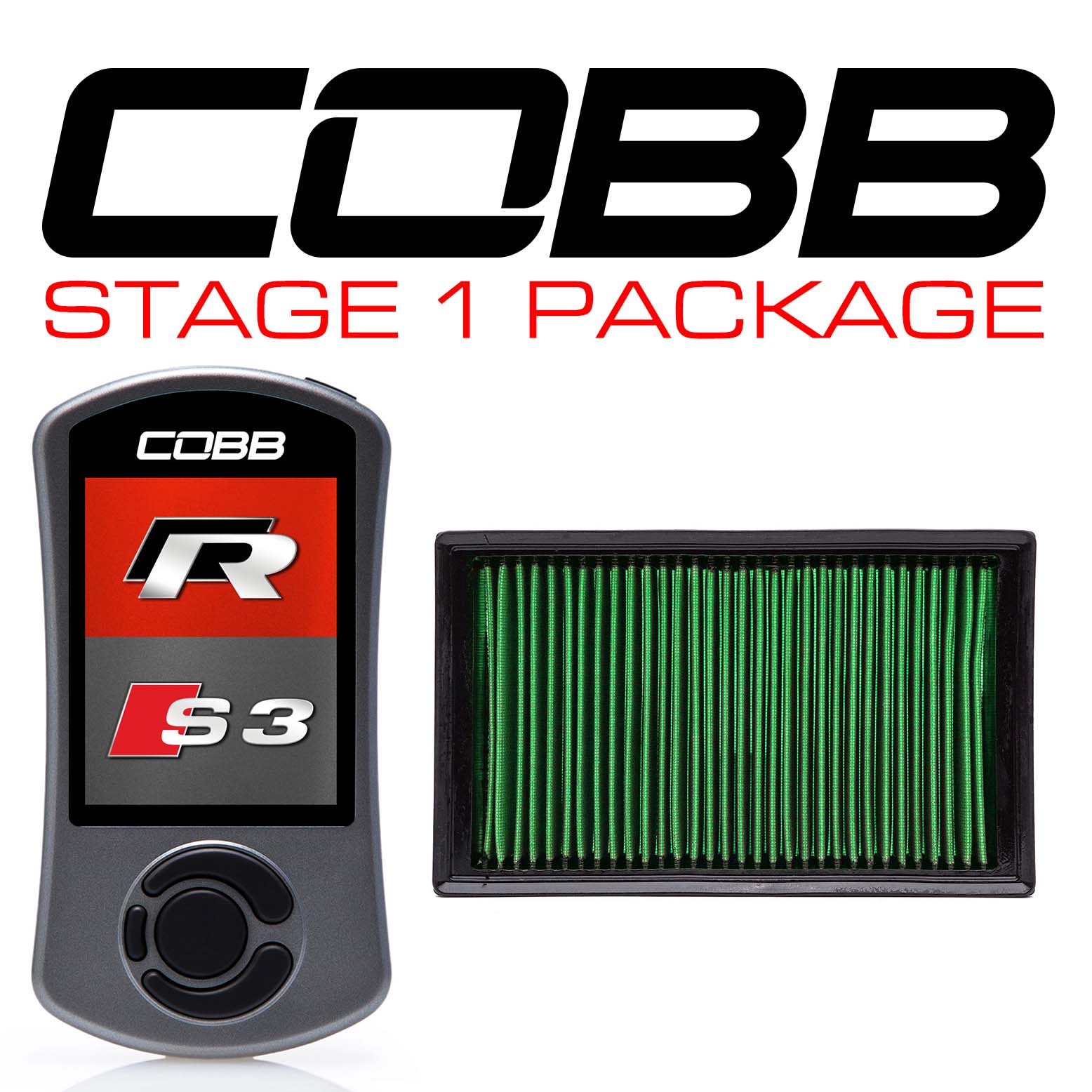 COBB VLK0030010-DSG VW Stage 1 Power Package with DSG Flashing Golf R (Mk7) 2015-2017 USDM Photo-0
