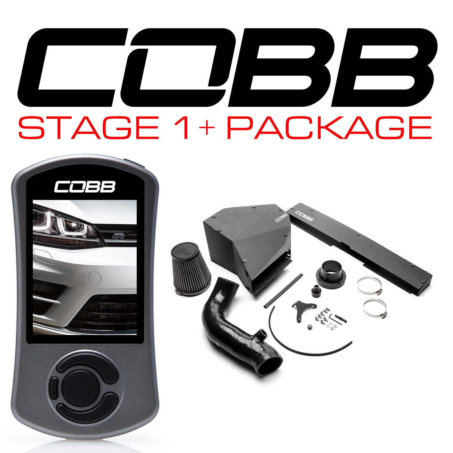 COBB VLK003001P-DSG VW Stage 1 + Power Package with DSG Flashing Golf R (Mk7) 2015-2017 USDM Photo-0