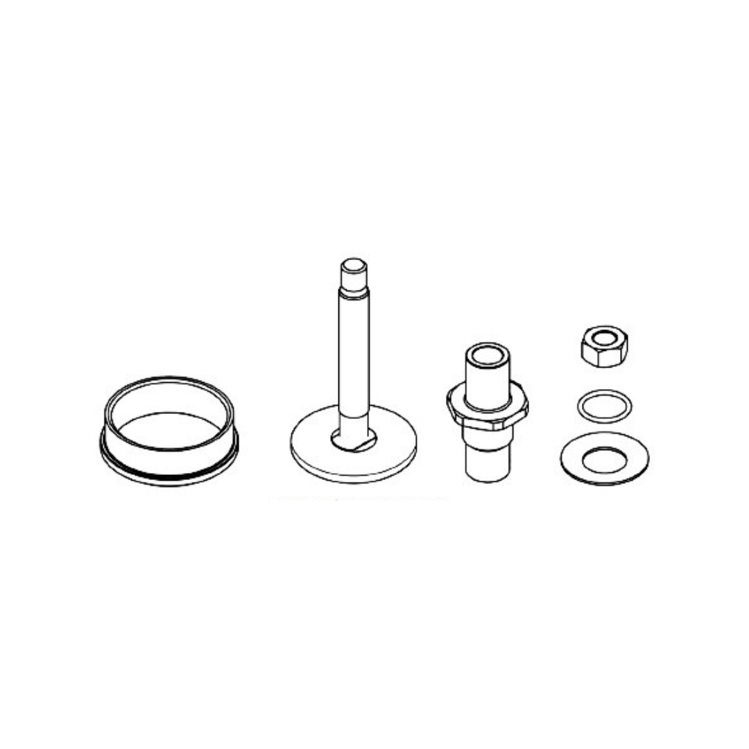 GARRETT 910478-0003 Valve / Bushing Kit 50mm (includes valve, bushing, seal washer, O-ring, valve stem nut and seat) for Wastegate GVW-50 Photo-0