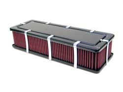 K&N 56-9188-1 Custom Racing Assembly AIRBOX; UNIVERSAL BLANK, BLACK, 100MM Photo-0