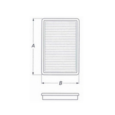 BMC FB224/01 Drop-In air filter for MERCEDES-Benz E63 AMG, CLS63 AMG, G63 AMG, GLE63 AMG, ML63 AMG, S63 AMG (V8 5.5L M157 engine) - 2pcs required Photo-1