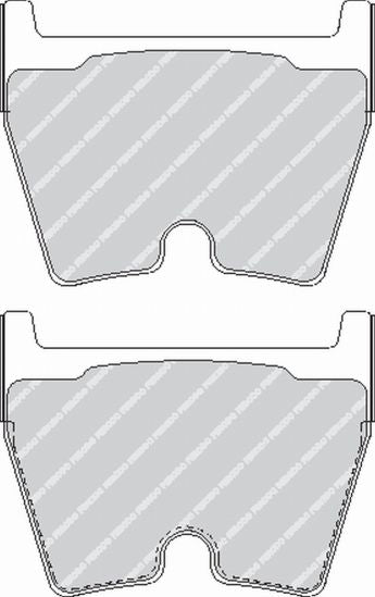 FERODO FCP1664R Front Brake Pads DS3000 for AUDI R8 / TT RS / LAMBORGHINI Gallardo / Murcielago Photo-0
