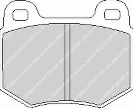 FERODO FCP448R Front Brake Pads DS3000 for ALFA ROMEO GTV / SZ Photo-0