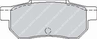 FERODO FCP472H Rear Brake Pads DS2500 for HONDA Accord (CA) / Civic Photo-0