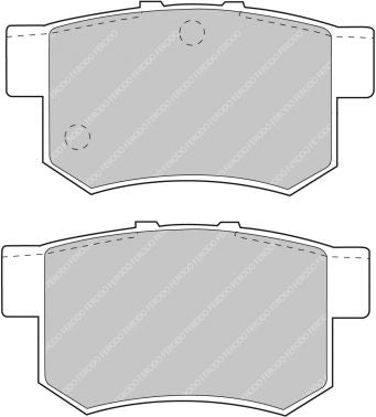 FERODO FDS956 Rear Brake Pads DS Performance for HONDA Integra Type-R (DC5) Photo-0