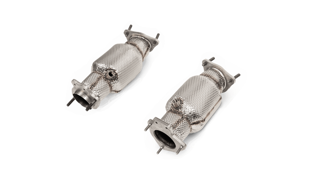 AKRAPOVIC L-CO/SS/1 Link Pipe Set with Cat (SS) for CHEVROLET Corvette Stingray (C8) 2020-2024 Photo-0
