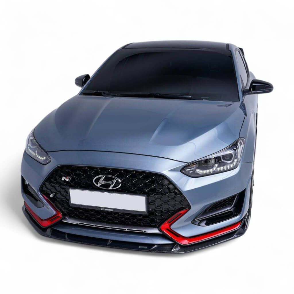 ADRO A10A20-1202 Front Lip V2 (A Type) for HYUNDAI Veloster N 2018- Photo-1